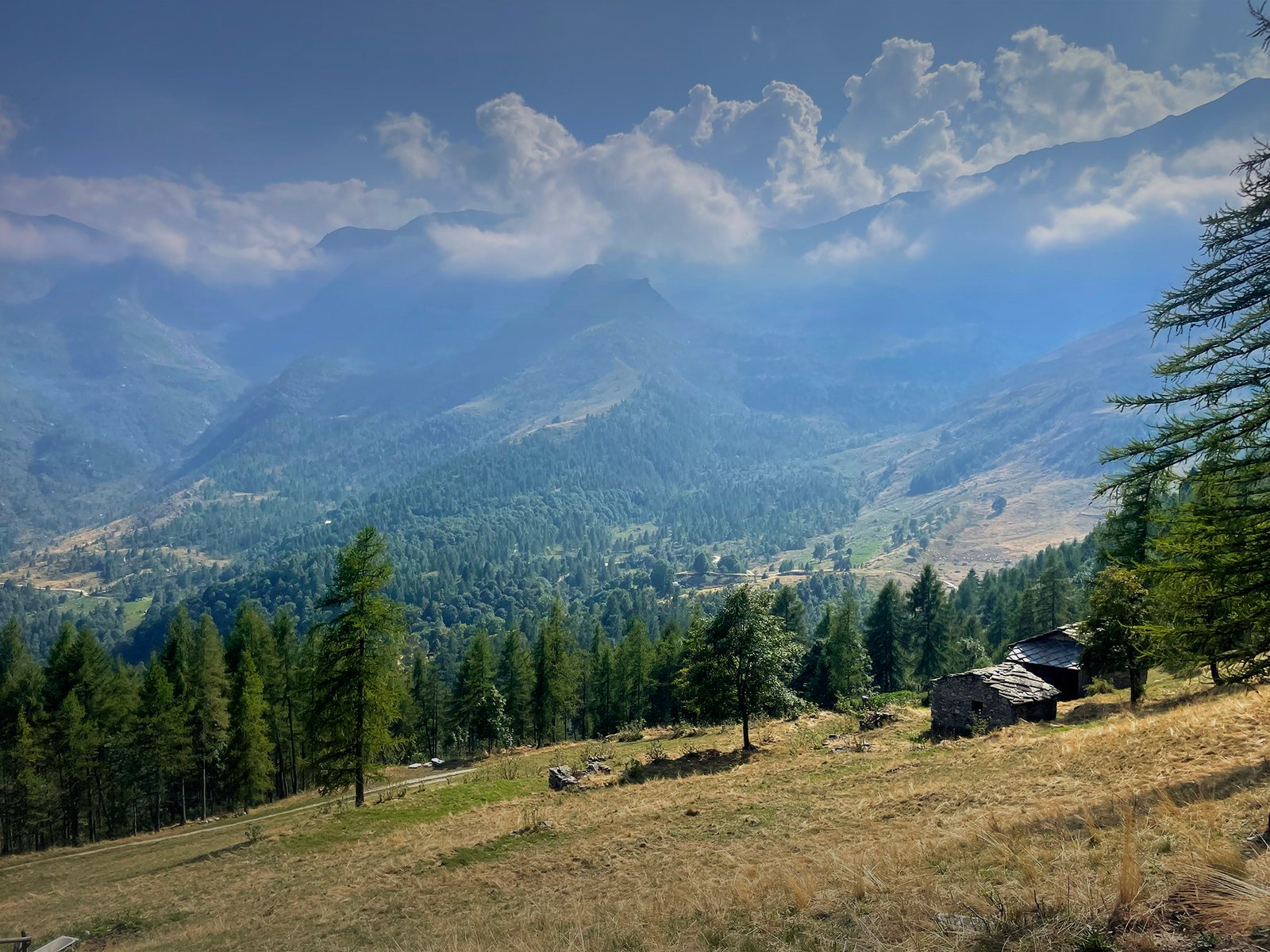 Val Pellice and the surrounding mountains